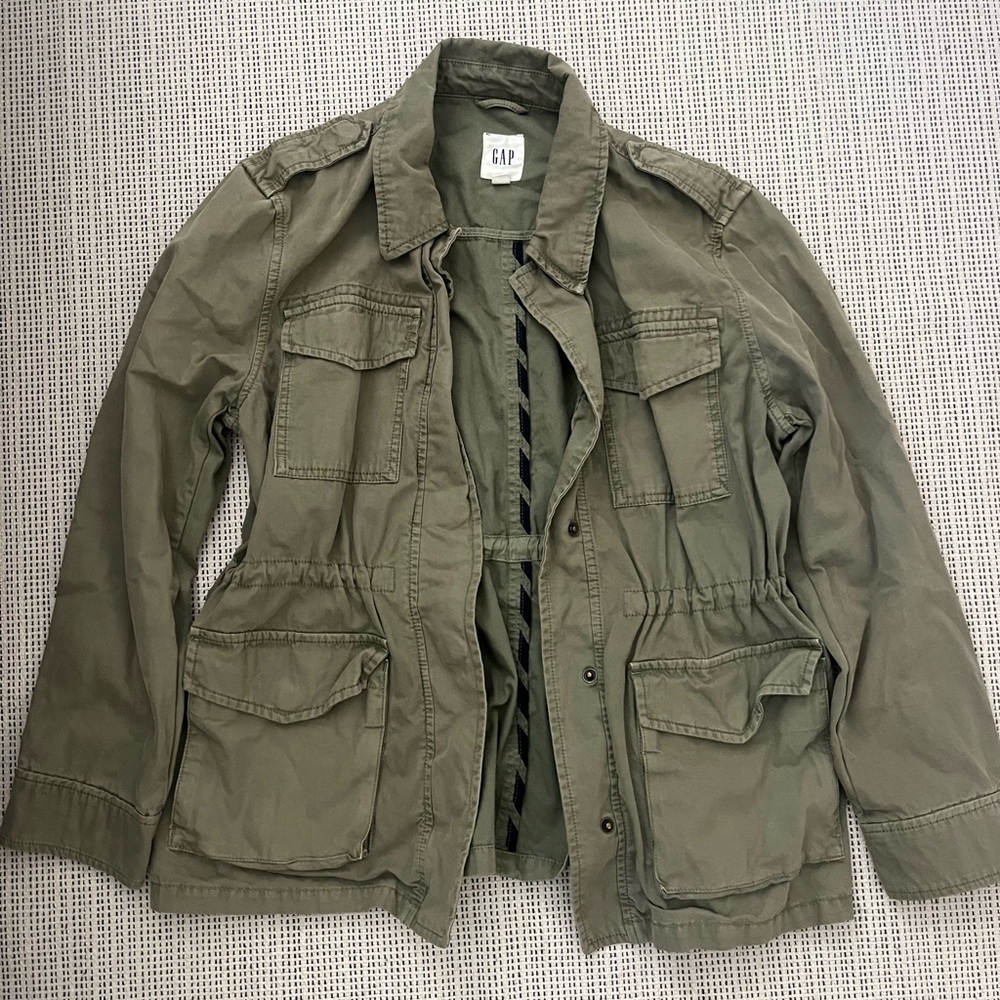 GAP Khaki Green Utility Jacket